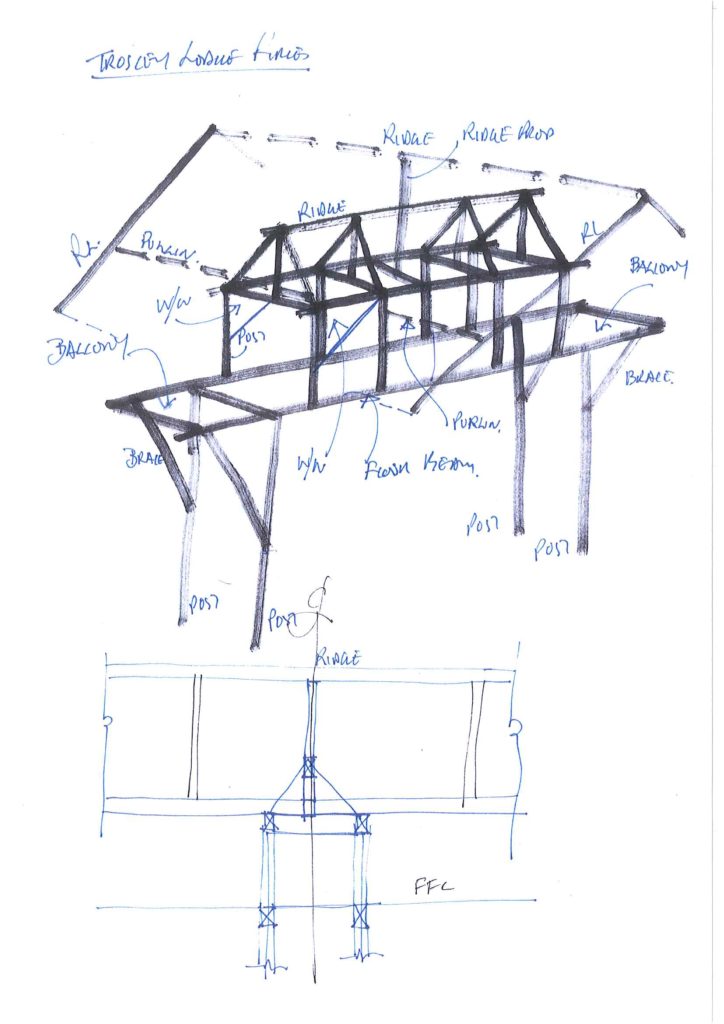 Sketch of Attic Roof structure 