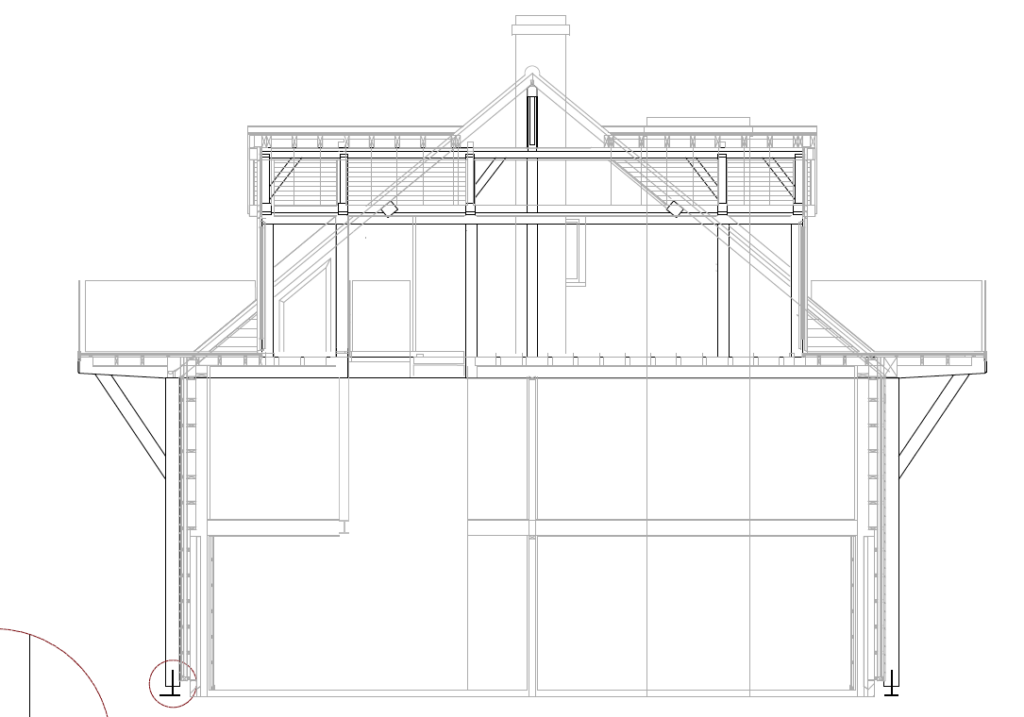 Section to new attic structure